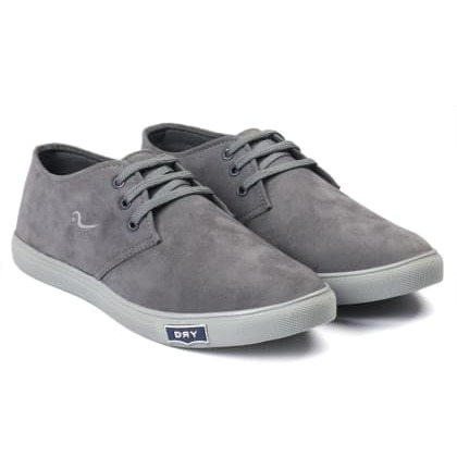 Shoes OnGrey Synethetic Leather Casual Shoes