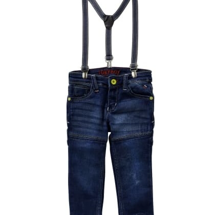 TONYBOYDenim Jeans With Suspender