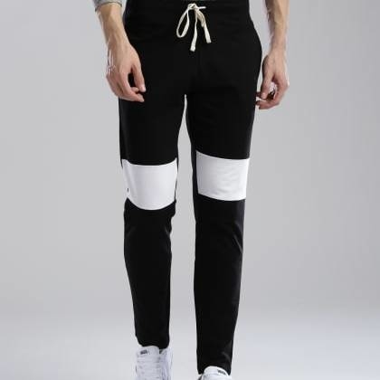 HubberholmeBlack French Terry Trackpant  MJSB-SKU-57