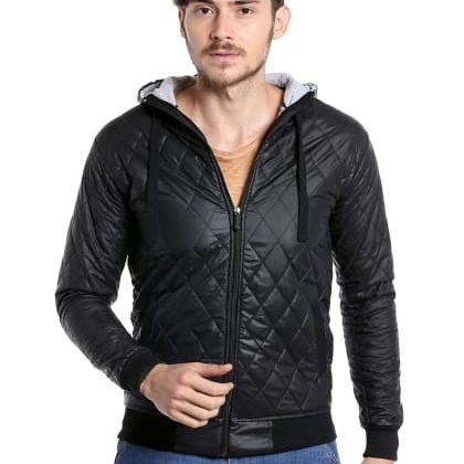 Campus SutraBlack Casual Hoodie