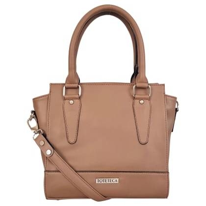Toteteca Bag WorksTaupe Mini London Shoulder Bag