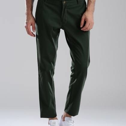 HubberholmeGreen Slim Fit Trousers
