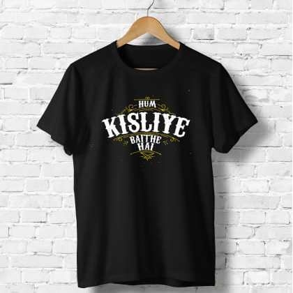 RealSHIT OriginalsHum Kisliye - Black T- Shirt MTS-SKU-52