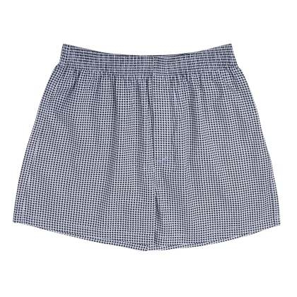 NuoviSatin Black Checkered Boxers