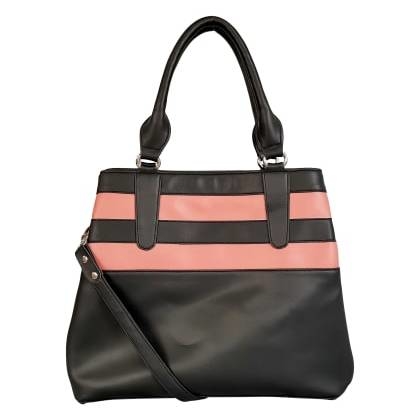 Toteteca Bag WorksBlack Striper Shoulder Bag