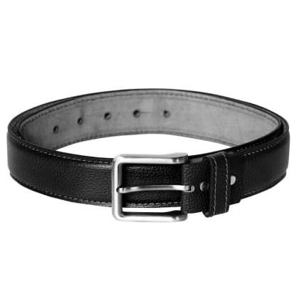 SCHARF ACCESSORIESBlack Leather Belt  Men-Acc-20
