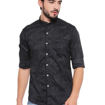 JeanerationBlack Printed Shirt