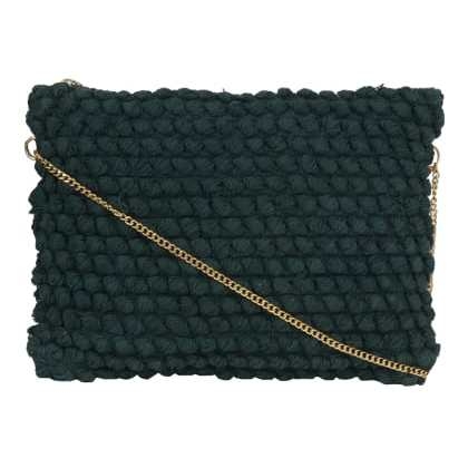 DiwaahNon Leather Green Color Sling Bag