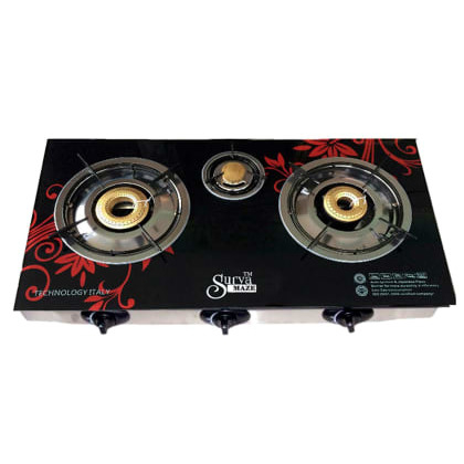 Surya Amaze3 Burner Automatic Gas Stove OFZ-SCO-38