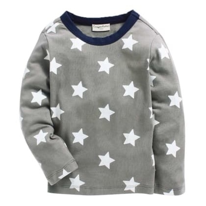 Crayon FlakesBright Stars On Grey T-Shirt