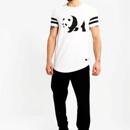 TrendsTowerWhite Printed Half Sleeve T-Shirt