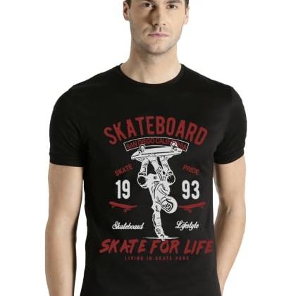 ADROSkate Is Life Black T-Shirt