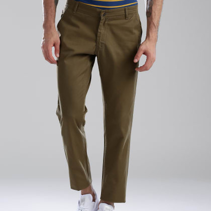 HubberholmeBrown Slim Fit Trousers
