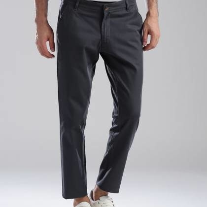 HubberholmeGrey Slim Fit Trousers