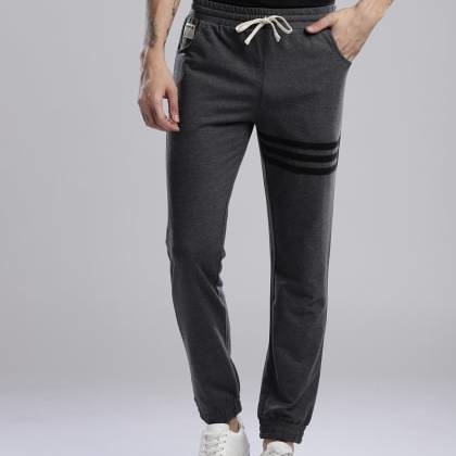 HubberholmeDark Grey Track Pants MJSB-SKU-17