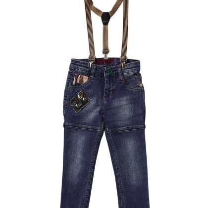 TONYBOYDenim Jeans With Suspender
