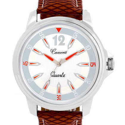 CameriiElegance White Dial Wrist Watch Men-Acc-06