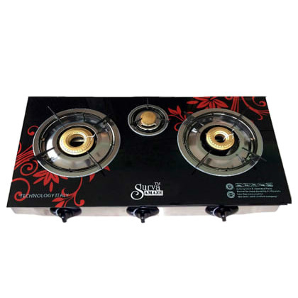Surya Amaze3 Burner Automatic Gas Stove OFZ-SCO-41