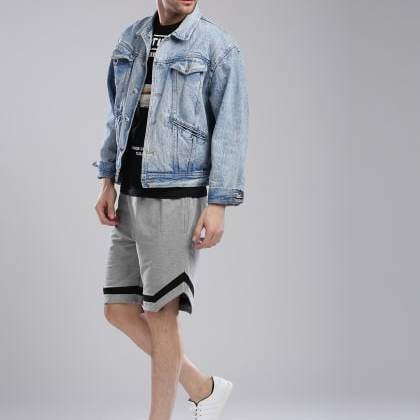 HubberholmeGrey Shorts MJSB-SKU-116