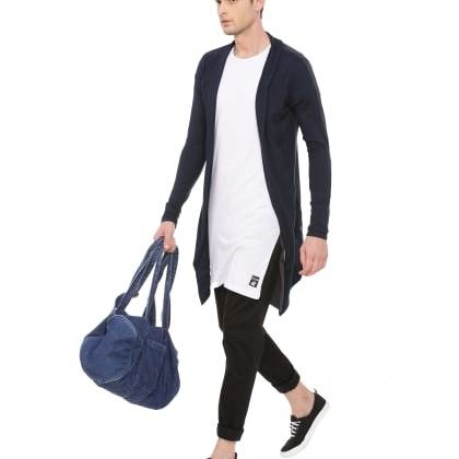 KULTPRITWaterfall Cardigan With Lapel