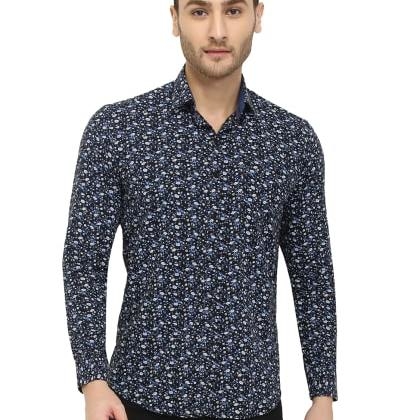 BluguysBlue Printed Shirt