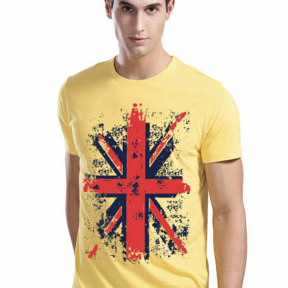 ADROUk Flag Printed T-Shirt MTS-SKU-46