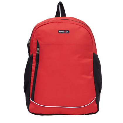 BagsRusRed 15.6 Inch Laptop Backpack Travel Bag With Night Reflector SKU-PAC-04