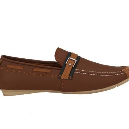 Eego ItalyBrown Genuine Leather Loafers OFZ-SCO-86