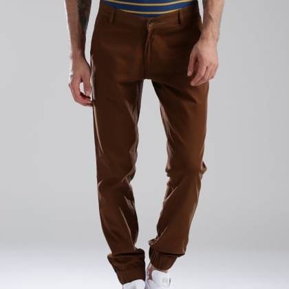 HubberholmeBrown Slim Fit Trousers