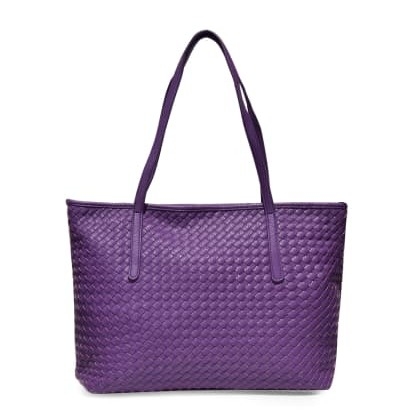 Joker & WitchClassic Woven Style Purple Shoulder Bag