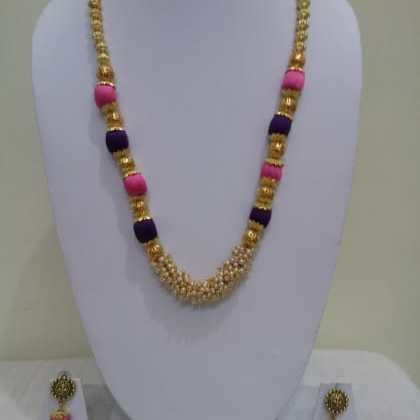 RAINBOWLorial Necklace With Jhumka FAC-SCO-22