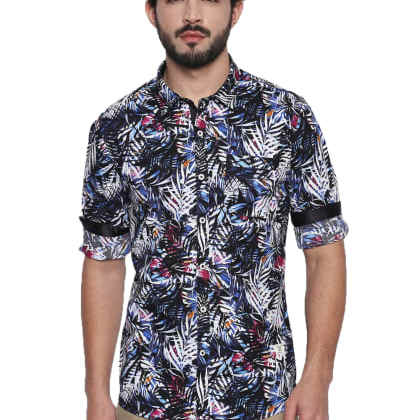 JeanerationBlack Printed Shirt