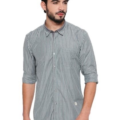 JeanerationGreen Striped Shirt