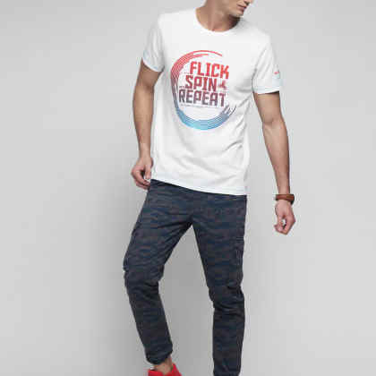 Difference Of OpinionWhite Graphic Printed T-Shirt OFZ-SCO-97