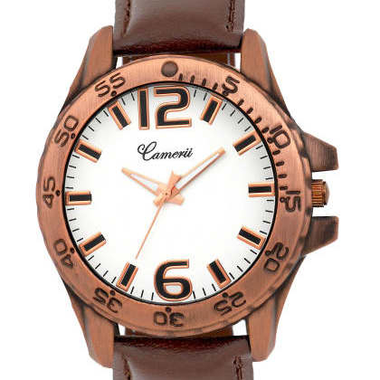CameriiElegance White Dial Wrist Watch Men-Acc-02