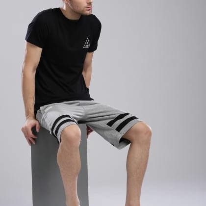HubberholmeGrey Shorts MJSB-SKU-106