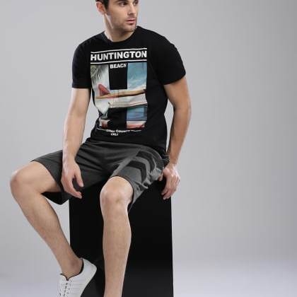 HubberholmeCharcoal Shorts MJSB-SKU-109