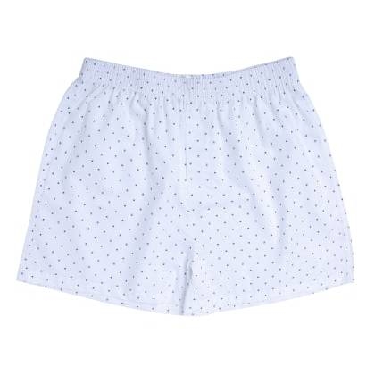 NuoviSatin White Printed Boxers