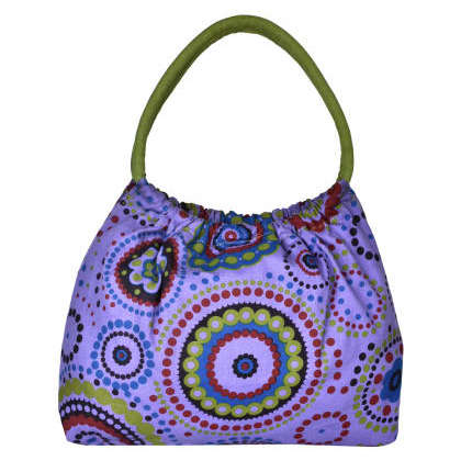 AnekaantOrb Purple Canvas Shoulder Bag