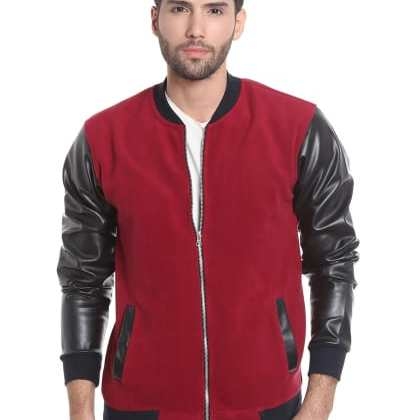 Campus SutraMaroon Casual Jacket
