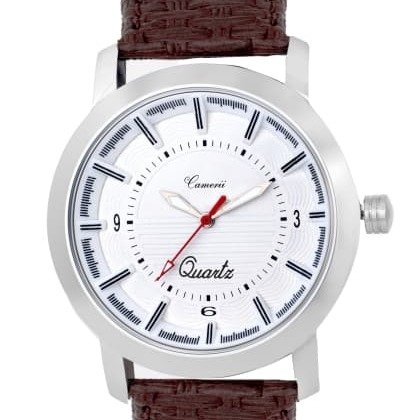 CameriiElegance White Dial Wrist Watch Men-Acc-01