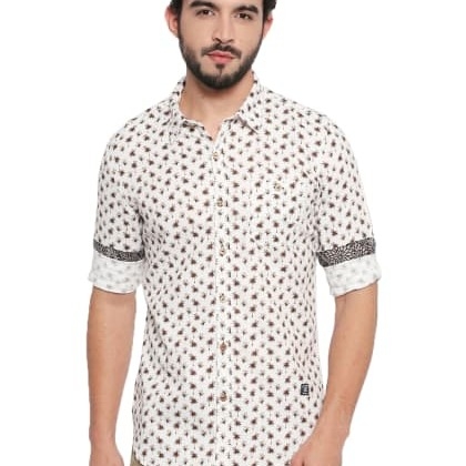 JeanerationWhite Printed Shirt