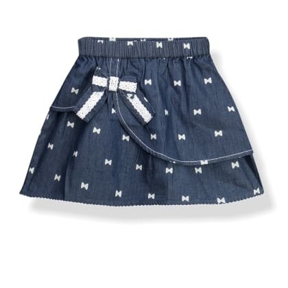 YOUNG BIRDSTulip Skirt - Denim Blue