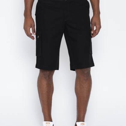 HubberholmeBlack Cargo Shorts MJSB-SKU-120