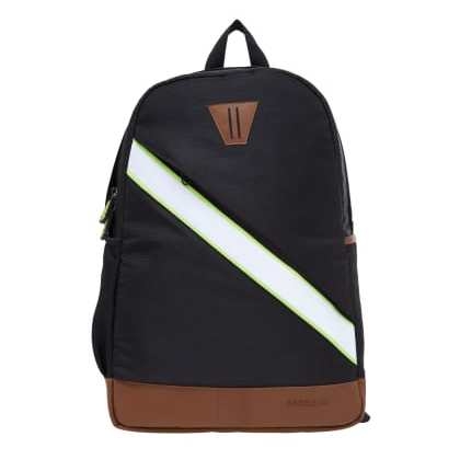 BagsRusBlack 15.6 Inch Laptop Backpack Travel Bag With Night Reflector SKU-PAC-02