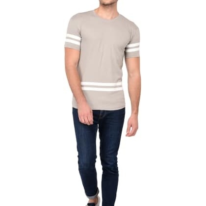 Trends TowerSteel Grey Minimalist T-Shirts