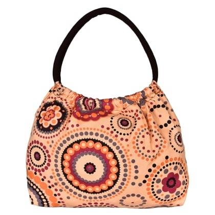 AnekaantOrb Orange Canvas Shoulder Bag