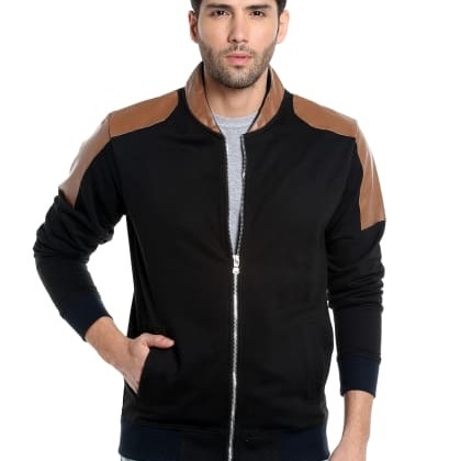 Campus SutraBlack Casual Jacket