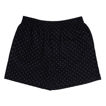 NuoviSatin Black Printed Boxers  MJSB-SKU-64