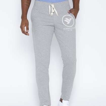 HubberholmeGrey Slim Fit Applique Jogger MJSB-SKU-45